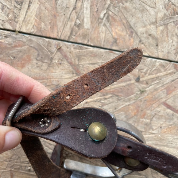SOLD-Women's Western Spurs and Spur Straps - Picture 3 of 5